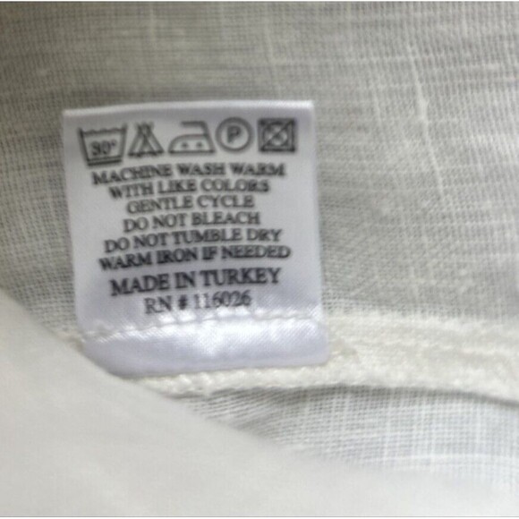 Raison D'etre Ladies White 100% Linen 1/2 Sleeve Hoodie Jacket with Zip Size M - Picture 7 of 8